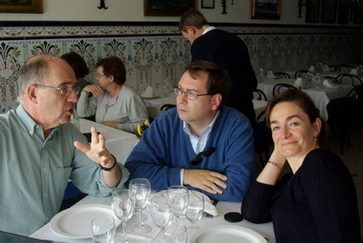 Max, Valerie and David in Sitges - Photo by Dorota